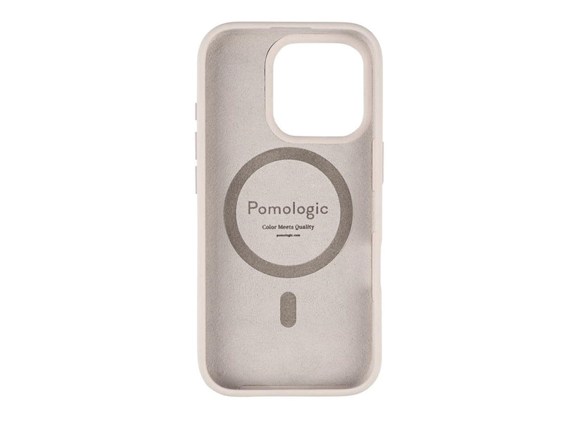 Pomologic CoverCase Silicone iPhone 16 Pro Ivory W/Magsafe