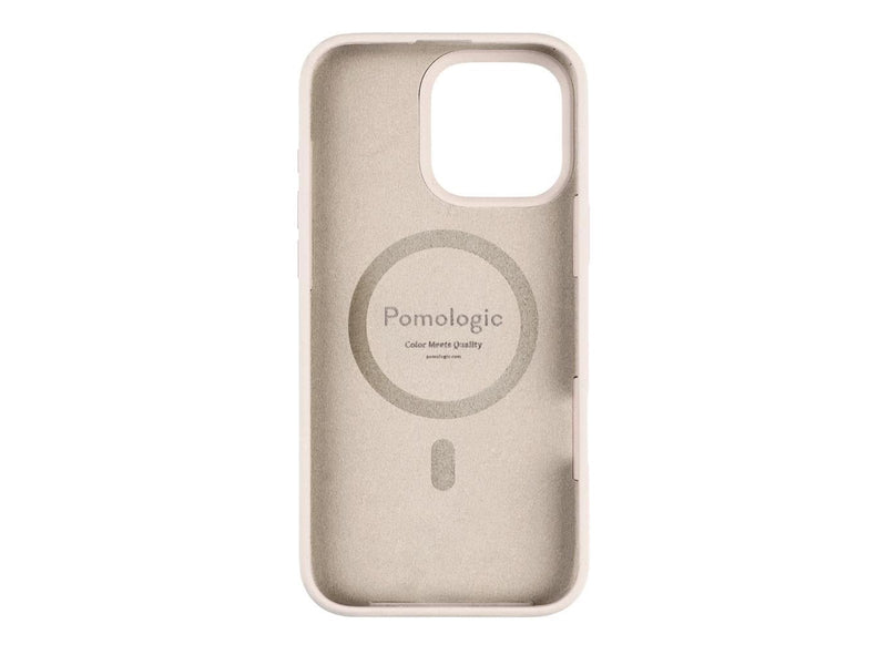 Pomologic CoverCase Silicone iPhone 16 Pro Max Ivory W/Magsafe