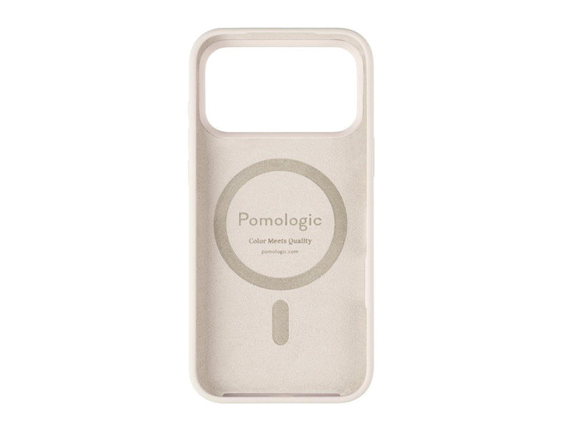 Pomologic CoverCase Silicone iPhone 17 Pro Max Ivory W/Magsafe