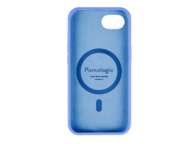 Pomologic CoverCase Silicone iPhone 17e/16e Blue W/Magsafe