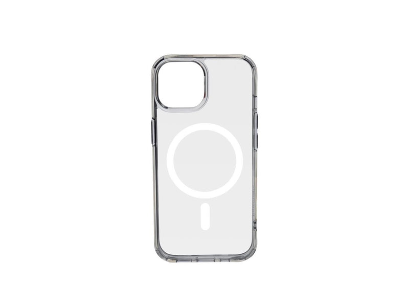 Pomologic Covercase Rugged for iPhone 15 Clear W/Magsafe