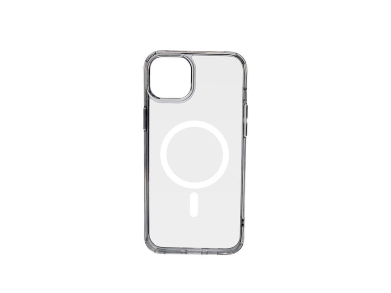 Pomologic Covercase Rugged for iPhone 15  Plus Clear W/Magsafe
