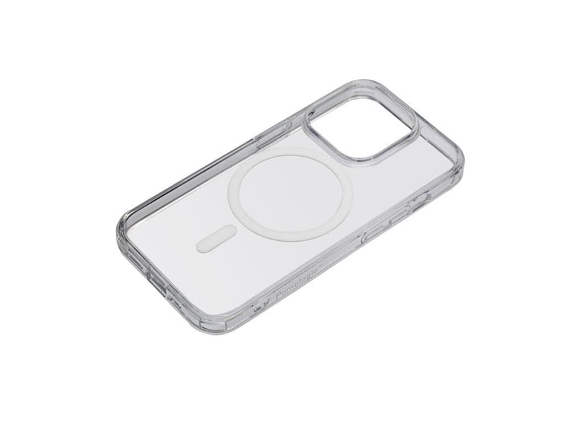 Pomologic Covercase Rugged for iPhone 15 Pro Clear W/Magsafe