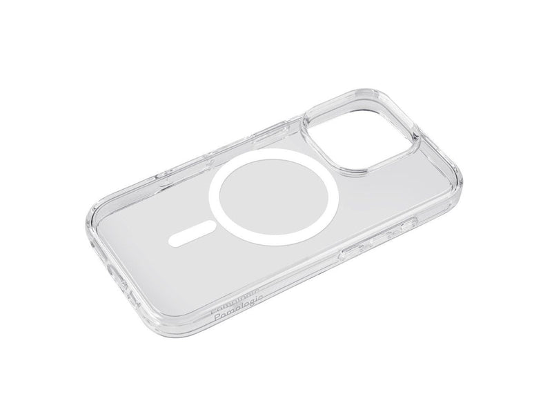 Pomologic Covercase Rugged for iPhone 16 Pro Clear W/Magsafe