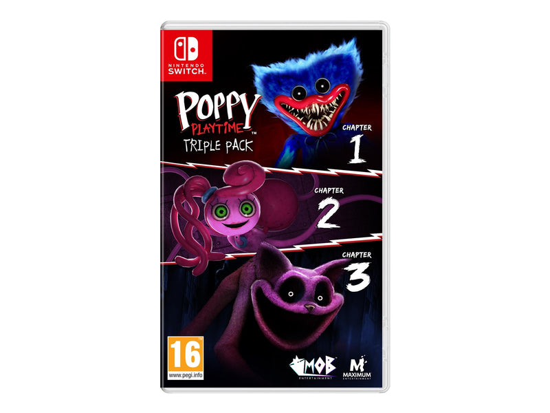 Poppy Playtime Triple Pack - Nintendo Switch - Horror - PEGI 16