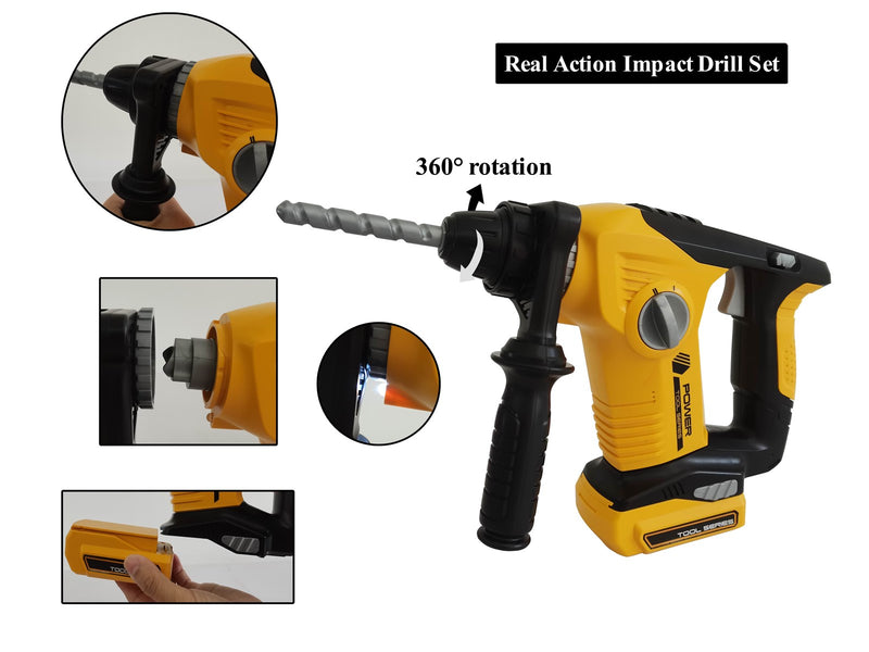 Power X Impact Drill machine w/ Light