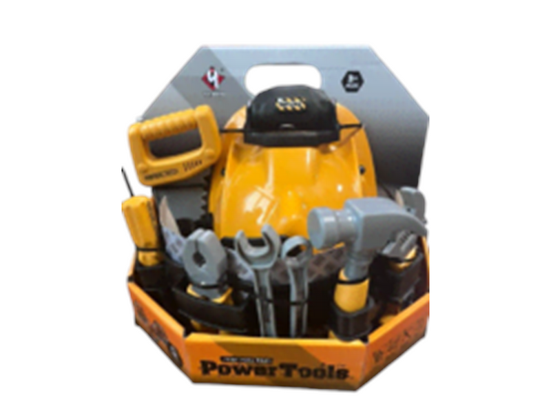 Power X Tool Belt Combo Set.Helmet w/Light 22 pc
