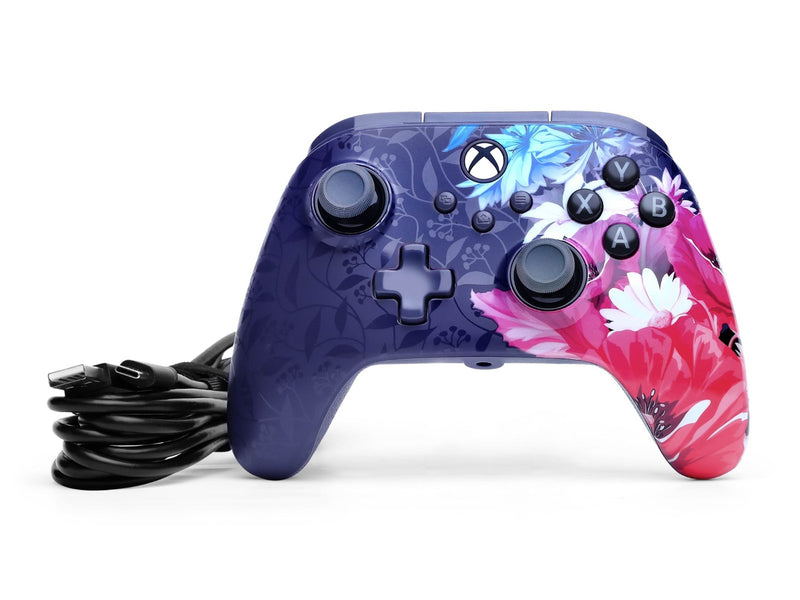 PowerA Advantage Plus Wired Controller for Xbox Series X|S - Night Blossom - Controller