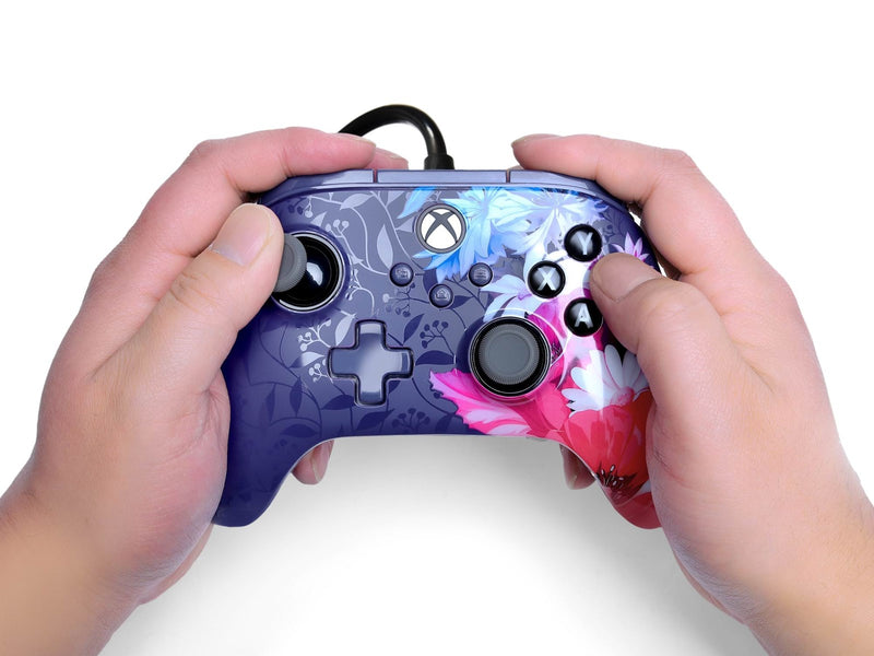 PowerA Advantage Plus Wired Controller for Xbox Series X|S - Night Blossom - Controller