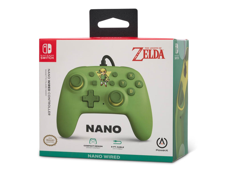 PowerA Der kabelgebundene Nano-Controller für Nintendo Switch - Toon Link - Wired Controller - Nintendo Switch