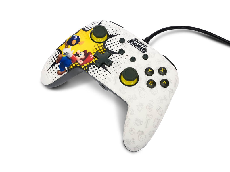PowerA Enhanced Wired Controller for Nintendo Switch - Mario Bob-omb Blast - Wired Controller - Nintendo Switch