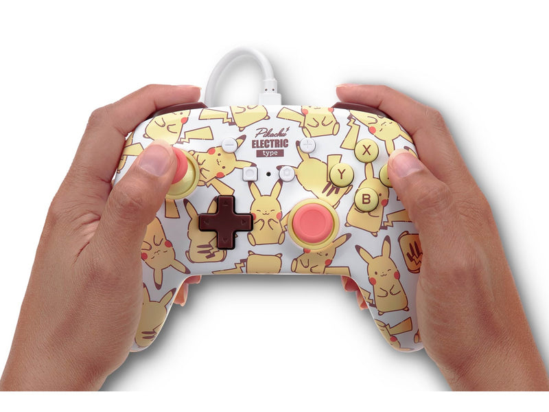 PowerA Enhanced Wired Controller for Nintendo Switch - Pikachu Blush - Wired Controller - Nintendo Switch