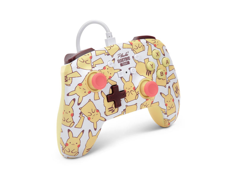 PowerA Enhanced Wired Controller for Nintendo Switch - Pikachu Blush - Wired Controller - Nintendo Switch