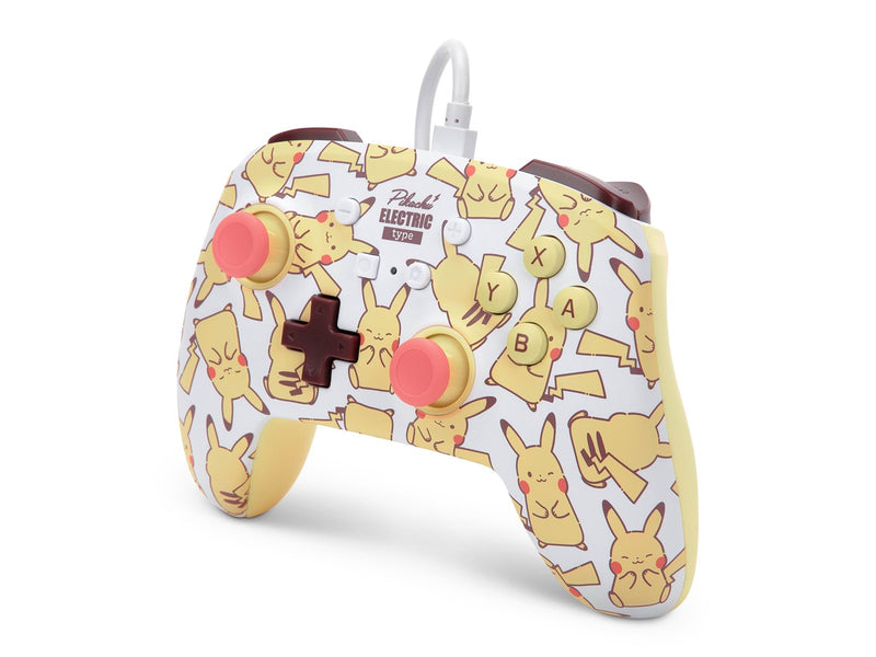 PowerA Enhanced Wired Controller for Nintendo Switch - Pikachu Blush - Wired Controller - Nintendo Switch