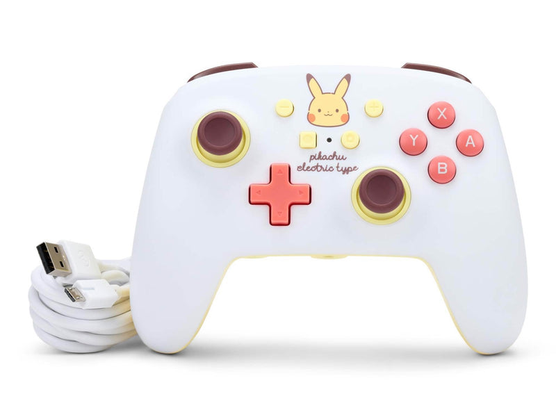 PowerA Enhanced Wired Controller for Nintendo Switch - Pikachu Electric Type - Wired Controller - Nintendo Switch