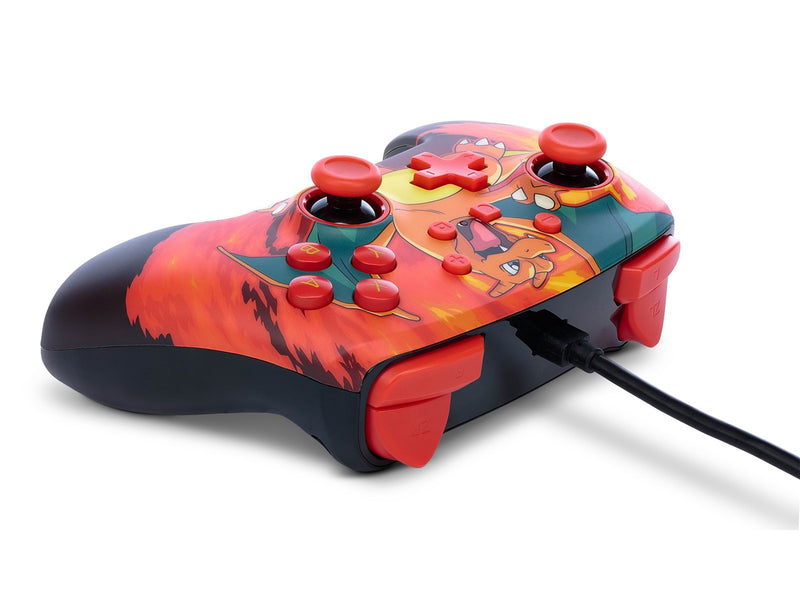 PowerA Enhanced Wired Controller for Nintendo Switch - Pokémon: Charizard Vortex - Wired Controller - Nintendo Switch
