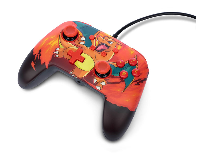 PowerA Enhanced Wired Controller for Nintendo Switch - Pokémon: Charizard Vortex - Wired Controller - Nintendo Switch