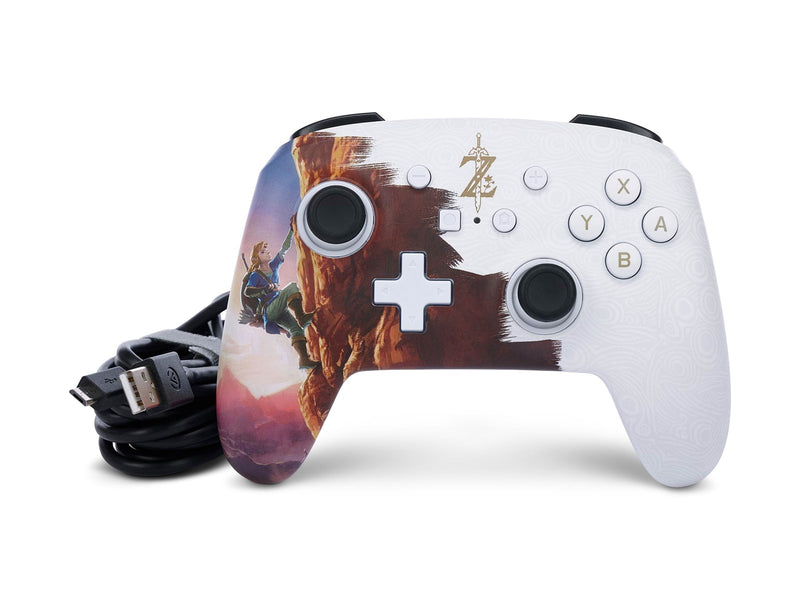 PowerA Enhanced Wired Controller for Nintendo Switch - Zelda Hero's Ascent - Wired Controller - Nintendo Switch