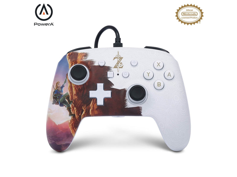 PowerA Enhanced Wired Controller for Nintendo Switch - Zelda Hero's Ascent - Wired Controller - Nintendo Switch