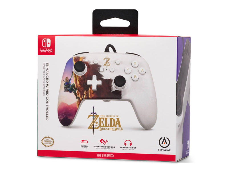 PowerA Enhanced Wired Controller for Nintendo Switch - Zelda Hero's Ascent - Wired Controller - Nintendo Switch