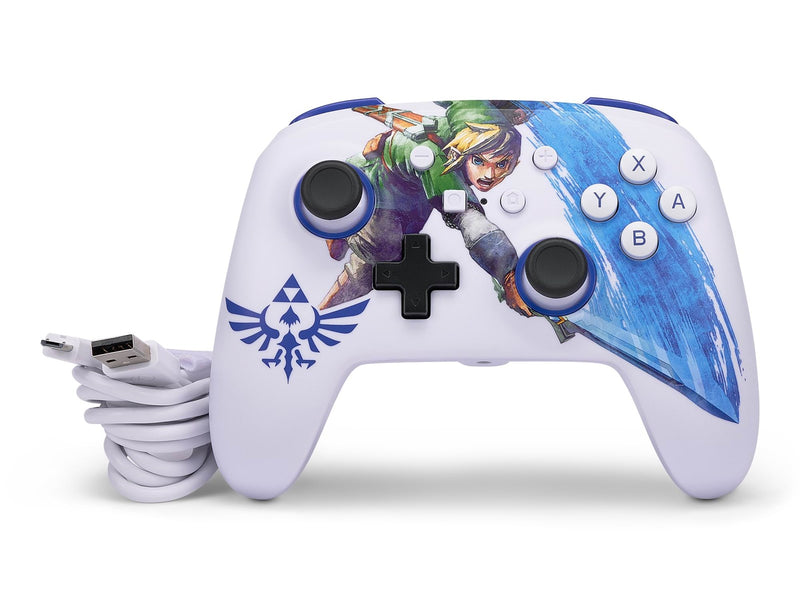 PowerA Enhanced Wired Controller for Nintendo Switch - Zelda Master Sword Attack - Wired Controller - Nintendo Switch