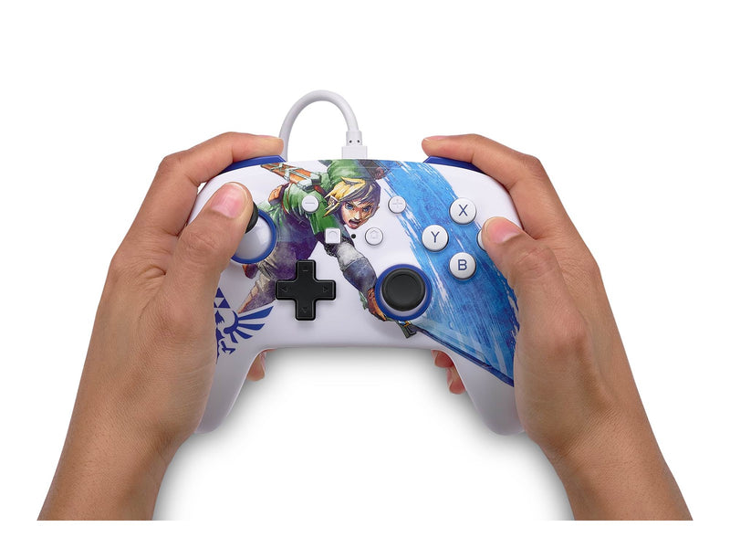 PowerA Enhanced Wired Controller for Nintendo Switch - Zelda Master Sword Attack - Wired Controller - Nintendo Switch