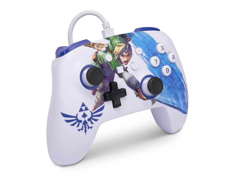 PowerA Enhanced Wired Controller for Nintendo Switch - Zelda Master Sword Attack - Wired Controller - Nintendo Switch