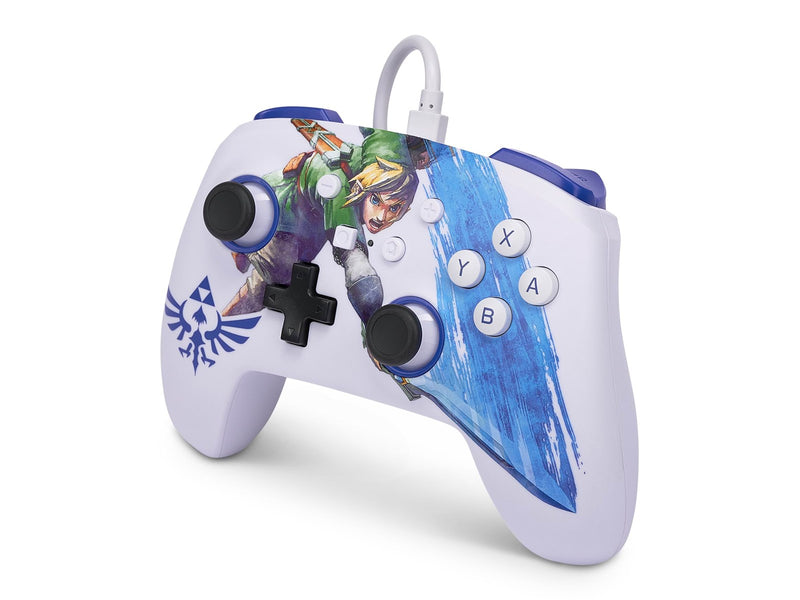 PowerA Enhanced Wired Controller for Nintendo Switch - Zelda Master Sword Attack - Wired Controller - Nintendo Switch