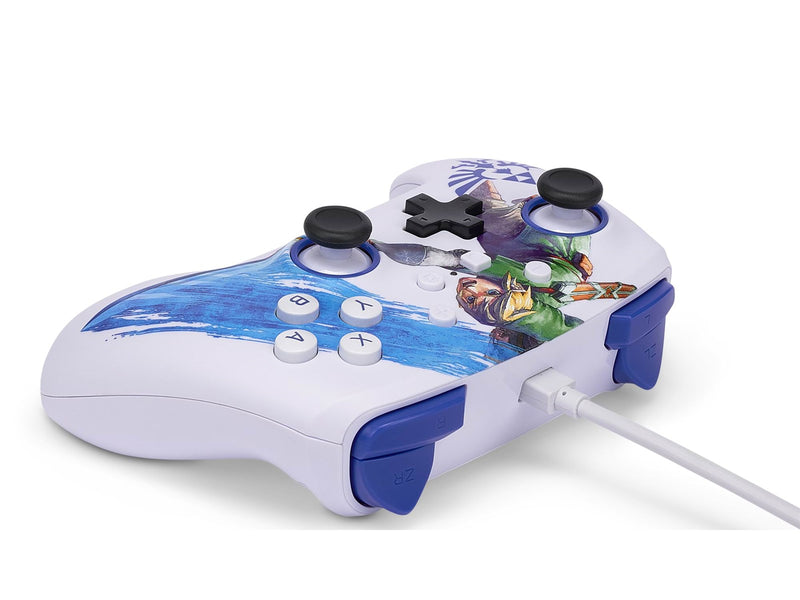 PowerA Enhanced Wired Controller for Nintendo Switch - Zelda Master Sword Attack - Wired Controller - Nintendo Switch