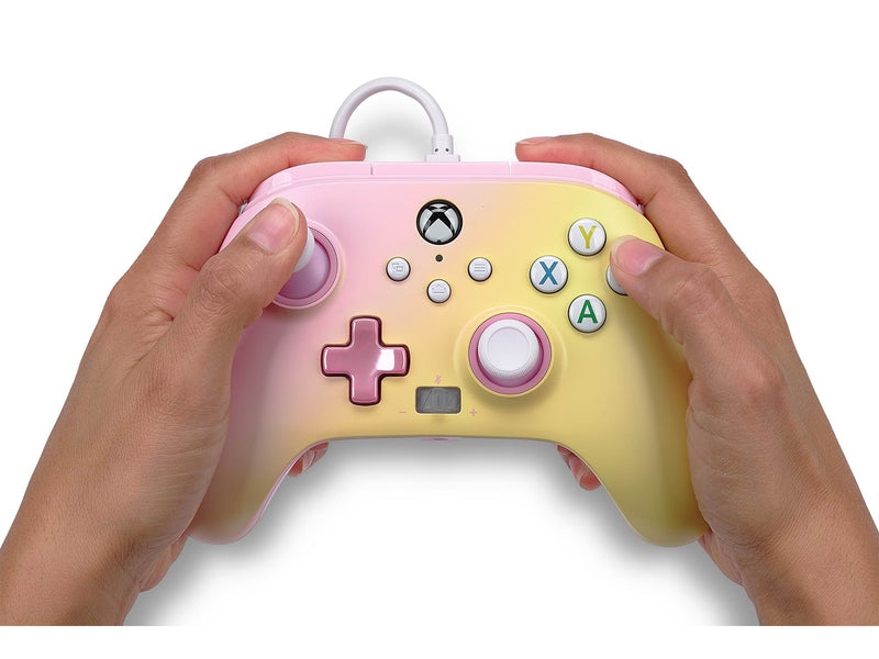 PowerA Enhanced Wired Controller for Xbox Series X|S - Pink Lemonade - Wired Controller - Microsoft Xbox One