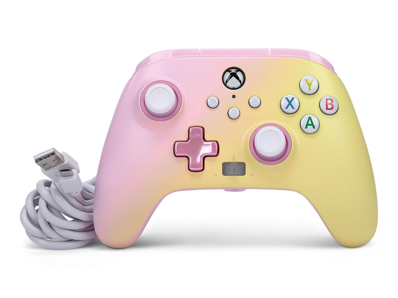 PowerA Enhanced Wired Controller for Xbox Series X|S - Pink Lemonade - Wired Controller - Microsoft Xbox One