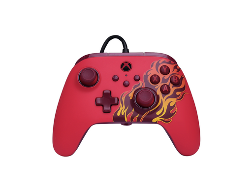 PowerA Kabelgebundener Controller Advantage für Xbox Series X|S - Rote Glut - Controller