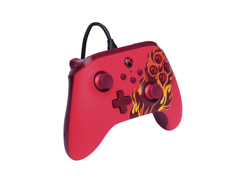PowerA Kabelgebundener Controller Advantage für Xbox Series X|S - Rote Glut - Controller
