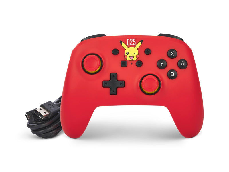 PowerA Kabelgebundener Controller für Nintendo Switch – Lachendes Pikachu - Wired Controller - Nintendo Switch