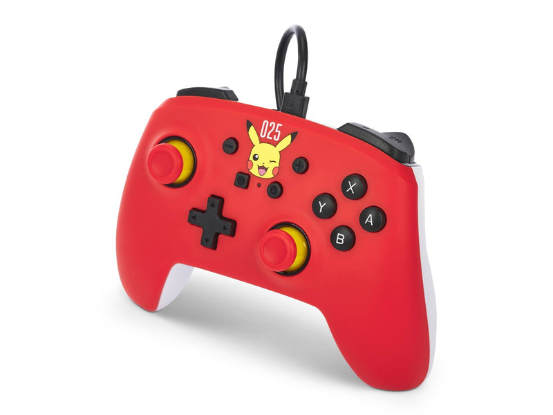 PowerA Kabelgebundener Controller für Nintendo Switch – Lachendes Pikachu - Wired Controller - Nintendo Switch