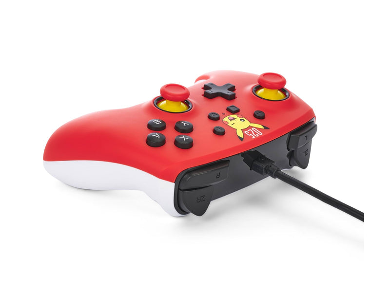 PowerA Kabelgebundener Controller für Nintendo Switch – Lachendes Pikachu - Wired Controller - Nintendo Switch