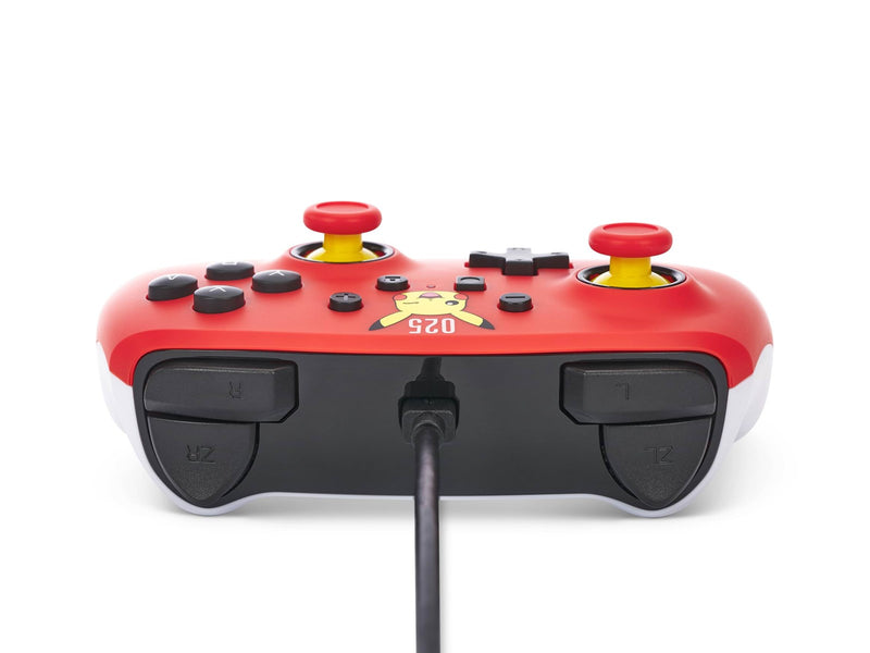 PowerA Kabelgebundener Controller für Nintendo Switch – Lachendes Pikachu - Wired Controller - Nintendo Switch