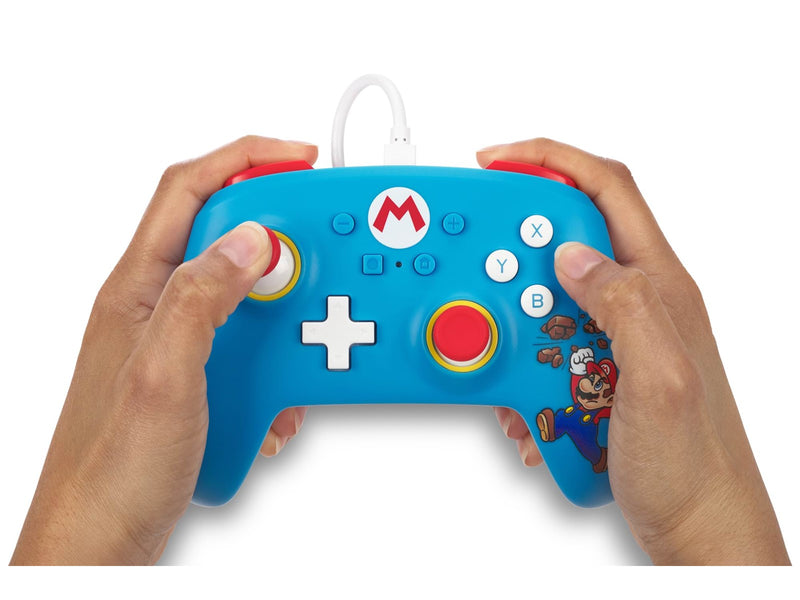 PowerA Kabelgebundener Controller für Nintendo Switch – Ziegelbrecher-Mario - Wired Controller - Nintendo Switch