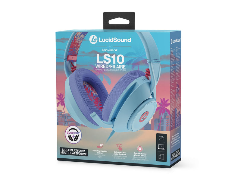 PowerA Kabelgebundenes Gaming-Headset LucidSound LS10 - Ozeanwellen