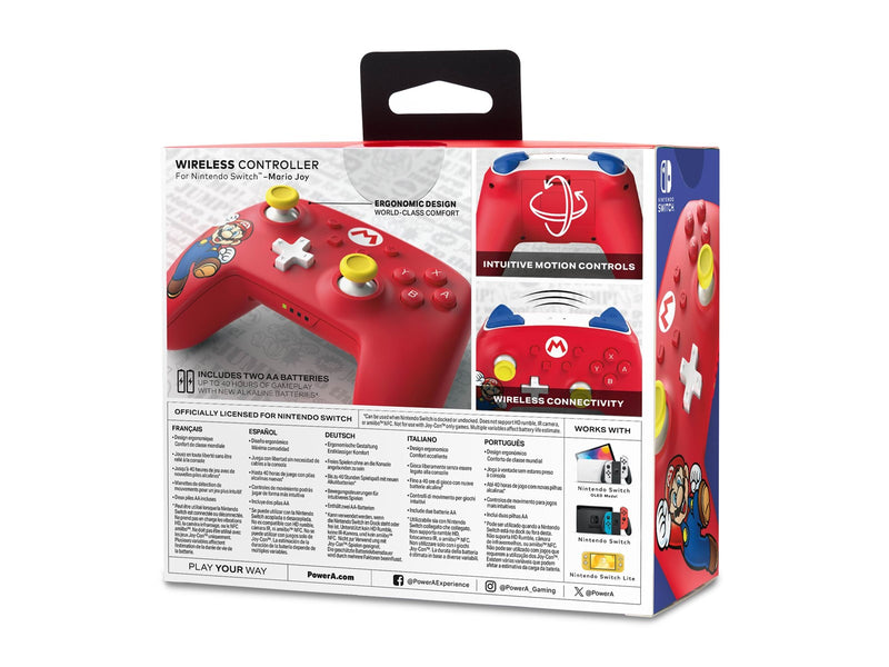 PowerA Kabelloser Controller für Nintendo Switch - Mario-Freude - Controller