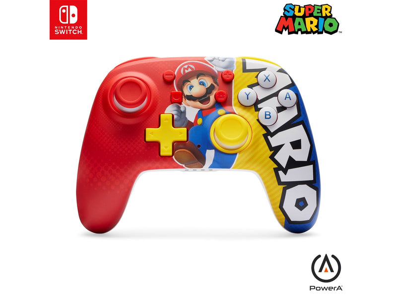 PowerA Nano Verbesserter kabelloser Controller für Nintendo Switch - Mario-Sieg