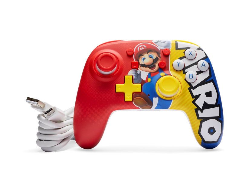 PowerA Nano Verbesserter kabelloser Controller für Nintendo Switch - Mario-Sieg
