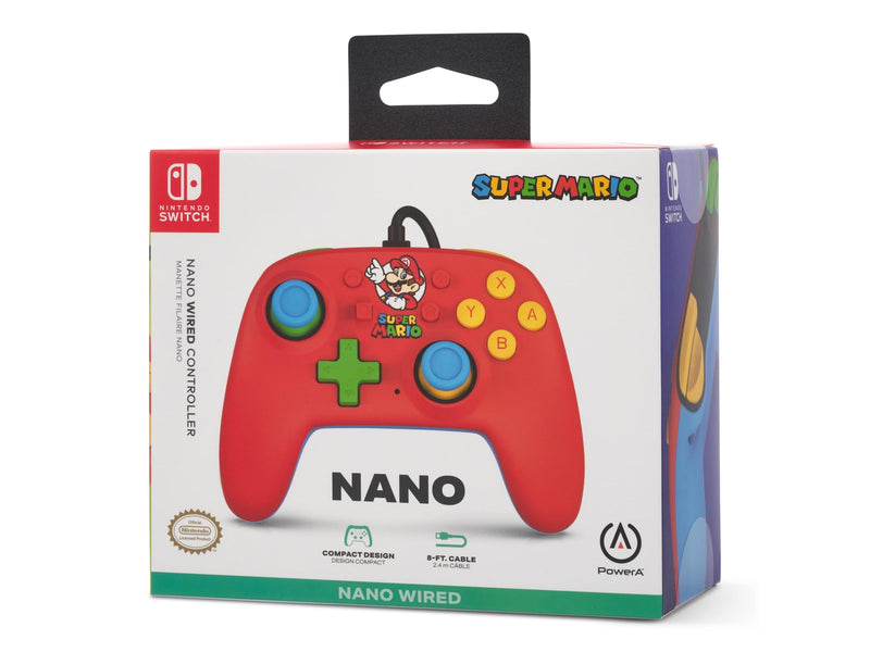 PowerA Nano Wired Controller for Nintendo Switch - Mario Medley - Wired Controller - Nintendo Switch