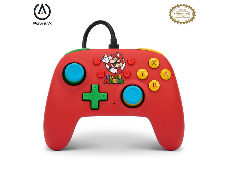 PowerA Nano Wired Controller for Nintendo Switch - Mario Medley - Wired Controller - Nintendo Switch