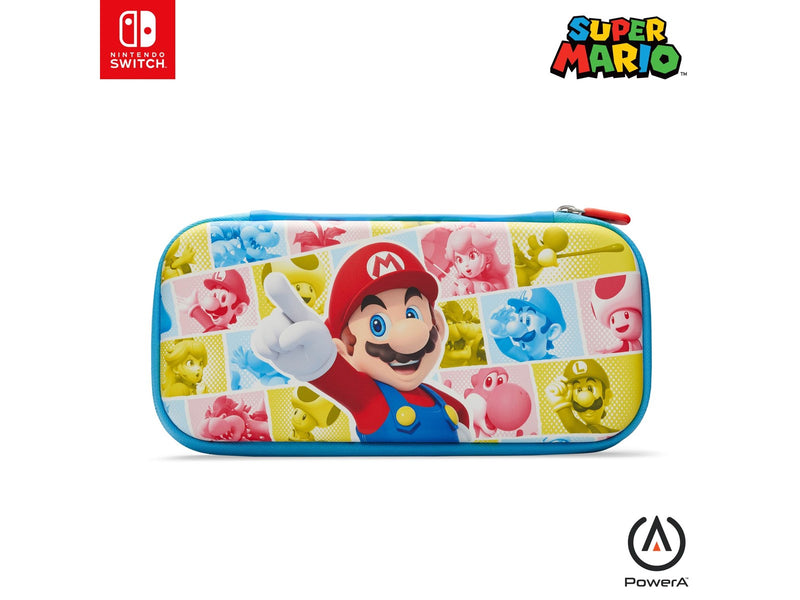 PowerA Schmales Etui für Nintendo Switch - Mushroom Kingdom-Rolle