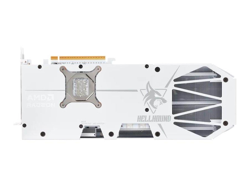 PowerColor Radeon RX 9070 XT Hellhound Spectral White - 16GB GDDR6 RAM - Grafikkarte