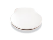 Pressalit raja toiletseat with sc & lo white