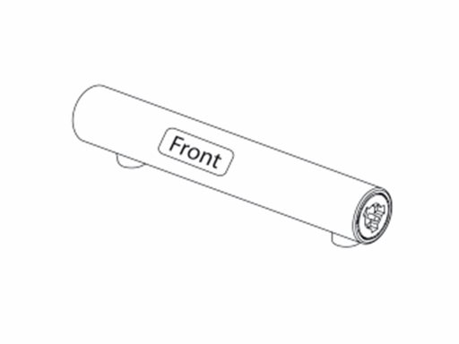 Pressalit replacement console tube white