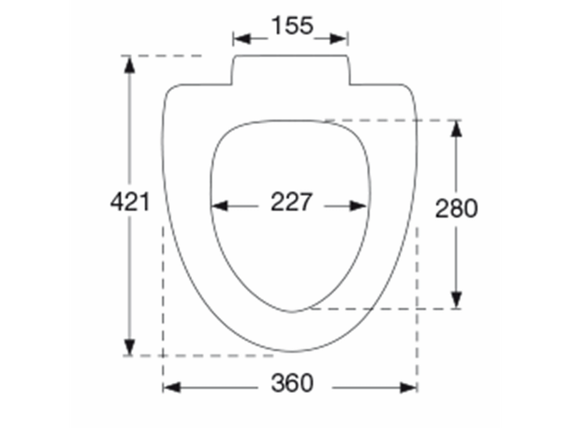 Pressalit sign toiletseat with sc black