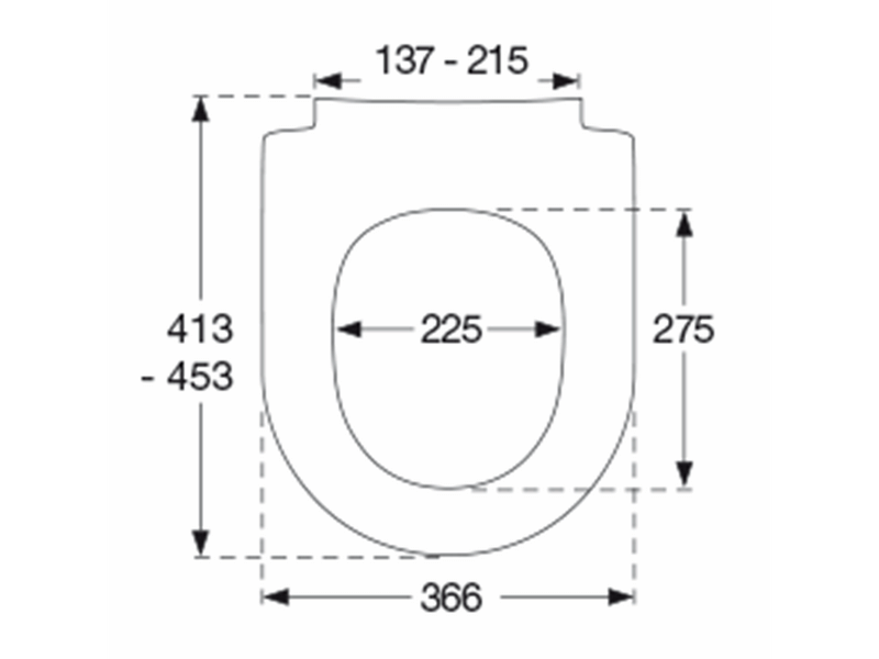 Pressalit sway d2 toiletseat white with soft close and lift-off